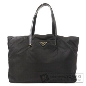 Prada logo Plat tote bag nylon
